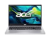 Acer Aspire Go 15 - Ordenador Portátil 15,6' (Intel Core i7 13620H, 16 GB RAM DDR5, 1024 GB SSD, Windows 11 Home, Intel UHD Graphics) Color Plata, Teclado QWERTY Español con Teclado númerico