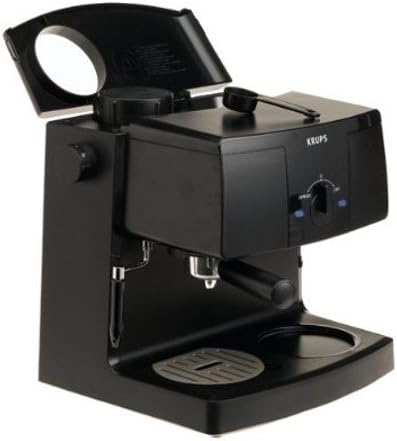 En angle view of the KRUPS XP1500 with the top lid open