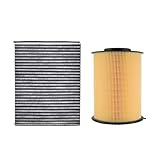 7M51-9601AC CV6Z-19N619-A Combo Set Engine Cabin Air Filter Compatible with Ford Escape Kuga Focus
