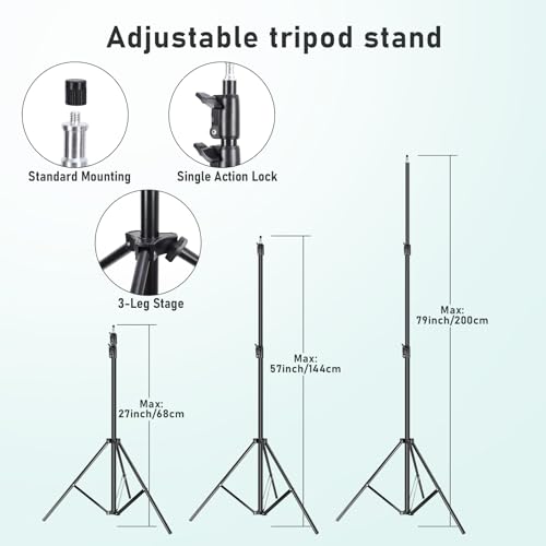 Image of Softbox Lighting Kit Photography Studio Light with 2 x 85W 5500K E27 Bulbs 2 x 20 inchx 28 inch Reflector Photo Equipment for YouTube Filming Product Portraits and Video