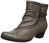 Cobb Hill Women's Abbott Panel Boot Ankle, Grey Lthr, 8 M US