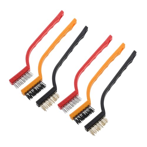 SOLUSTRE 2 Juegos Cepillos para Limpieza de Estufas de Gas con Mango Ergonómico Cerdas Duraderas y Cabezal Versátil para Parrillas y Hornos Set de Unidades para Cocina y Campana Extractora