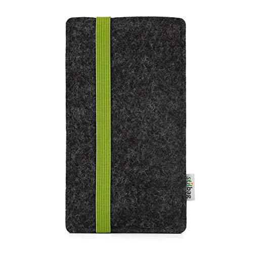 Pochette de protection LG G8s ThinQ feutre stilbag gris vert - 2