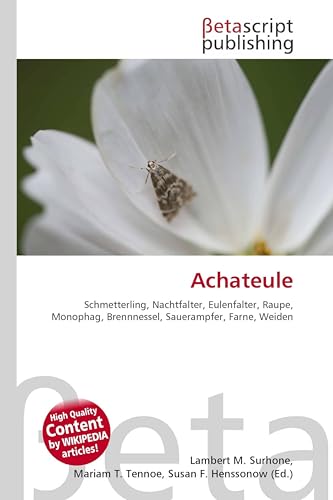 Achateule: Schmetterling, Nachtfalter, Eulenfalter, Raupe, Monophag, Brennnessel, Sauerampfer, Farne, Weiden