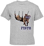 Überlegenes Design He Man and Fisto T-Shirt Kinder Junge Mädchen Kurzarm Grau Tee Kids Boys Girls Grey M