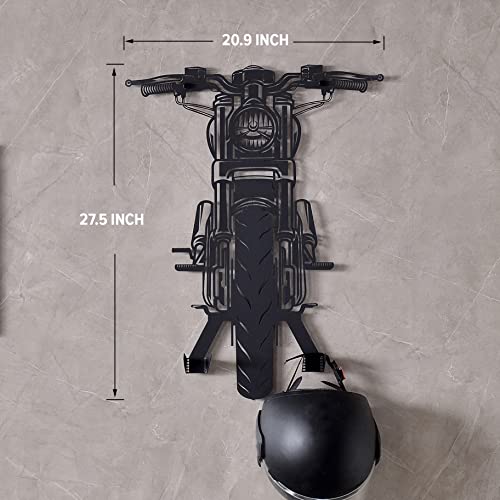 Uniq Ghuds Black Helmet Holder Wall Mount Unique Design, Helmet Stand Motorcycle Helmet Accessories, Helmet Rack, Helmet Hanger Hook, Motorcycle Helmet And Jacket Holder Wall Mount #TOP5