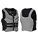 WYYHAA Neoprene Wakesurf Impact Vest, Designed for Wake Surf Skimboard, Great for Water Sports Fishing Drifting Kayaking Boating,Grey,L