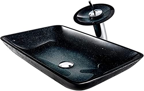 Ensemble de vasque simple avec cascade pour éviter les éclaboussures de lavabo - 2