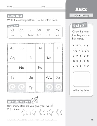Week-by-Week Phonics Packets: 30 Independent Practice Packets That Help Children Learn Key Phonics Skills and Set the Stage for Reading Success - Image 9