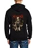 Slipknot Men's Skull Teeth Hoodie, Black, Large #1