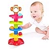 Baby speelgoed voor 9 12 18 maanden Ball Drop en Roll wervelende toren 5 laag, peuter educatief speelgoed Montessori…