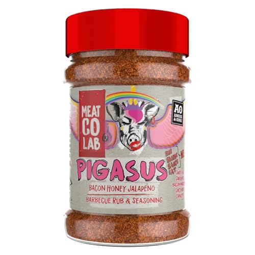 Angus & Oink | Pigasus Bacon Honey Jalapeño Rub | Sweet & Savoury Flavour Explosion | Perfect for Pork, Chicken, Chops & Chips | Gluten-Free | 200g