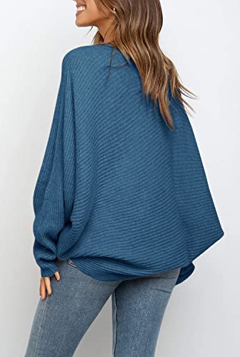 Image of Mafulus Womens Oversized Sweater Fall Winter Slouchy Pullover Jumper Tops