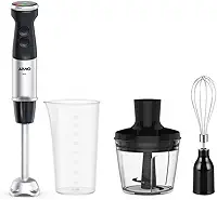 Mixer Misturador Arno Quick Chef+ MX41, 500W, Inox e Preto, 20 Velocidades, Painel Digital, Modo Silencioso e 3 Acessórios, 220V