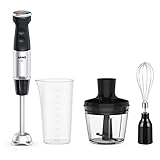 Mixer Misturador Arno Quick Chef+ MX41, 500W, Inox e Preto, 20 Velocidades, Painel Digital, Modo Silencioso e 3 Acessórios, 220V