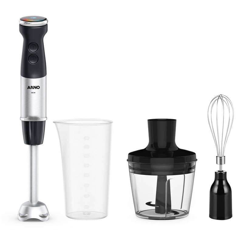 Mixer Misturador Arno Quick Chef+ MX41, 500W, Inox e Preto, 20