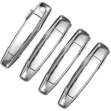 compatible with 4Pcs Exterior Door Handle Compatible with Chevrolet GMC Compatible with Cadillac 2007-2013 15915619 15915620 15915147 15915148 25960525 20828258 22738721
