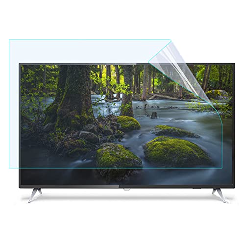 CEHJZQRPL Anti Blue Light Screen Protector for TV, 49-75 Inch Anti-Blue Light Matte Anti-Glare Filter Film,for LCD,LED,OLED,and QLED 4KHD Display(55in 1211x682mm)