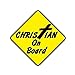 FENGLING Aliauto Fun Car Sticker Christian On Board Accessories Decal PVC Water Proof for Skoda Volvo Honda Civic Mitsubishi VW,10Cm*10Cm