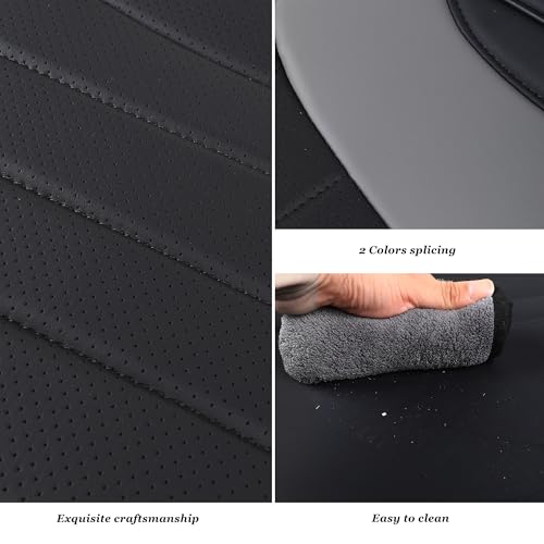 Image of Red Rain Leather Seat Cover Custom for 2019-2026 Toyota RAV4 Seat Covers