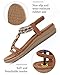 Imagen de SOLOYEE Sandalias Planas de Verano para Mujer Bohemia Playa Elegante Cómodo Casual Dedo Del Pie Abierto Zapatos de Tacón Plano