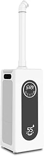 QHGao Humidificateur Ultrasonique pour Grande Pièce, Filtre Permanent, Écran LCD, Humidificateur À Brume Fraîche pour Grande Pièce D'atelier Silencieux, pour Grande Pièce, Maison, Bureau