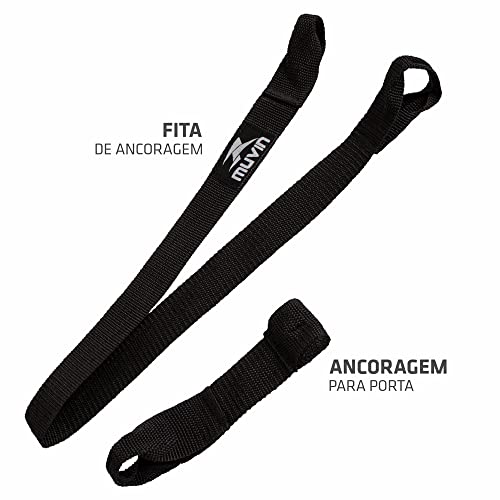 Fita de Suspensão Muvin - Faixa de Resistência - Fita de Treinamento Suspenso - Elástico para Exercí