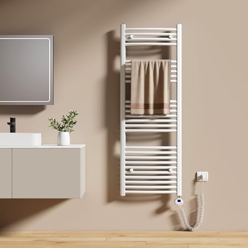 Toallero Eléctrico Pared Cromado Marca EMKE