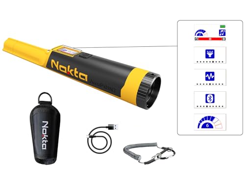 Nokta The Legend Metal Detector, Waterproof Detector for Adults with 12