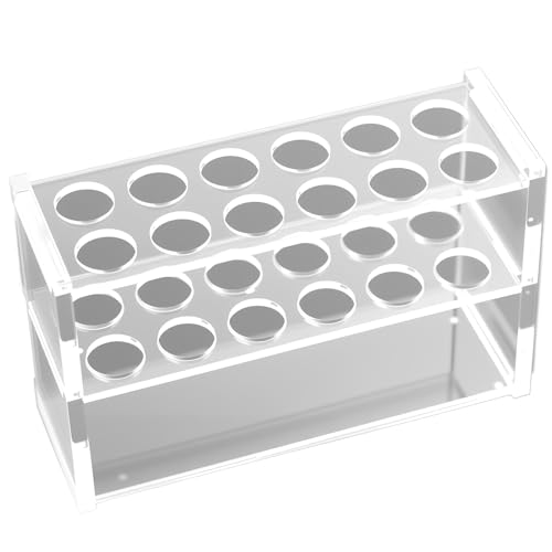 Preamer 12 Sockets Clear Acrylic Test Tube Rack 10ML Test