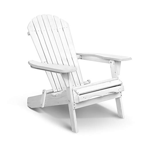 Gardeon Outdoor Adirondack Patio Chair, 87 cm x 74.5 cm x 87 cm Size