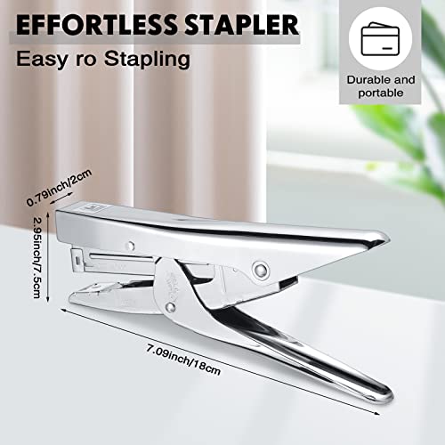 6 Pieces Heavy Duty Plier Stapler Heavy Duty Office Stapler Handheld Plier Stapler 20 Sheet Capacity Desk Staplers Metal Handheld Staplers Heavy Duty Craft Stapler Fabric Stapler For School Office #TOP1