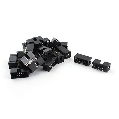 Conector JTAG macho de paso 2,54mm con 10 pines alineados para conexión estable de cable