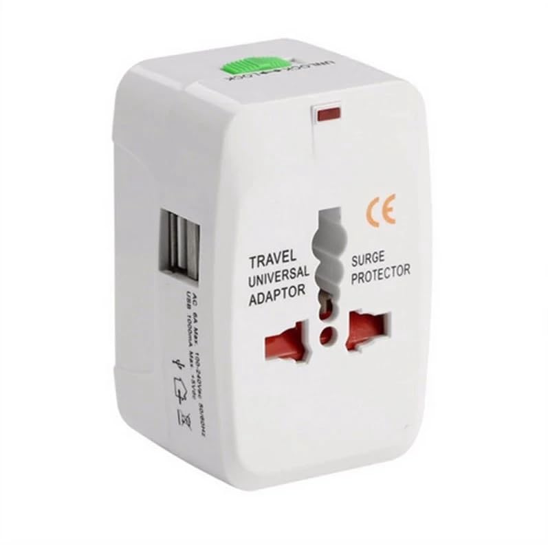 UNIVERSAL TRAVEL ADAPTER - DUAL USB AND USB-C
