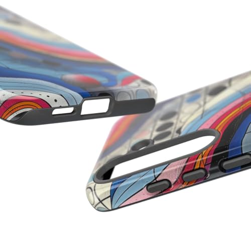 Coque résistante Samsung S25 Plus à motifs ondulés brillants - 3