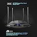 Tenda AC6 Router Inalámbrico Inteligente de Doble Banda (AC1200, 4 Puertos Megabit,...