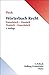 Produktbild Wörterbuch Recht: Französisch - Deutsch / Deutsch - Französisch