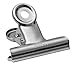 Produktbild Wedo 6421375 Briefklemmer Metall, vernickelt starke Feder, Aufhängeöse, 75 mm, 12 Stück, chrom