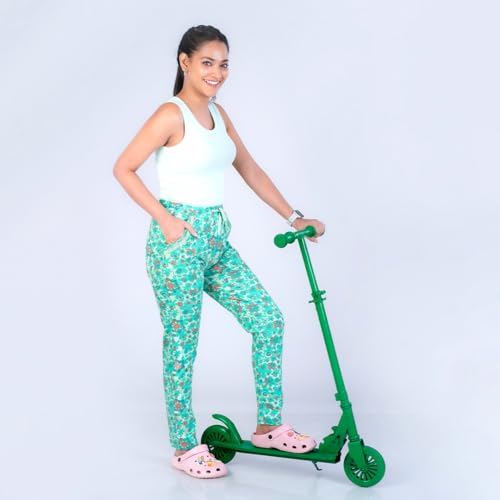 Image of Rupa womens Rupa COLORS Playsure Printed Pyjama for Women Leisurewear, Floral Print Loungewear