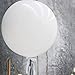 5pcs Large White Balloons 36 Inch Big Round White Balloons Jumbo Balloons Giant Latex White Balloons for Wedding Birthday Baby shower Decorations