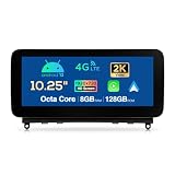 XTRONS 10.25 Inch Android 13 Car Stereo for Mercedes Benz C-Class W204 (2007-2010) NTG4.0, IPS Touch Screen 8+128GB Global 4G Car Radio GPS Navigation Support Wireless Car Play Android Auto