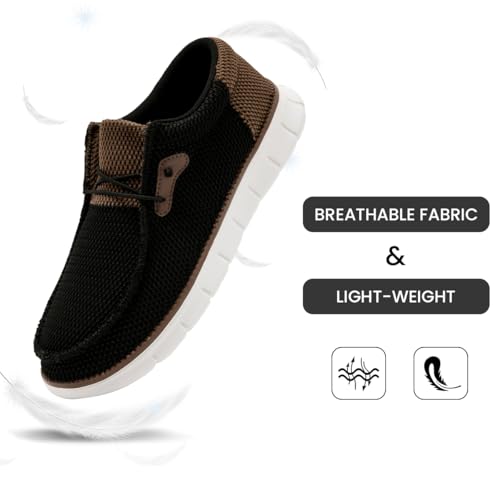 EGMPDA Mens Slip on Loafers Boat Shoes Non Slip Walking Sports Shoes Driving Shoes Casual Office Shoes Gym Lightweight Comfortable Shoes3