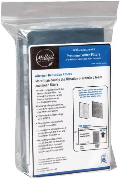 AC Filter, Polyester, PK3, Box5, Mfr: KWCFM-pk5-A