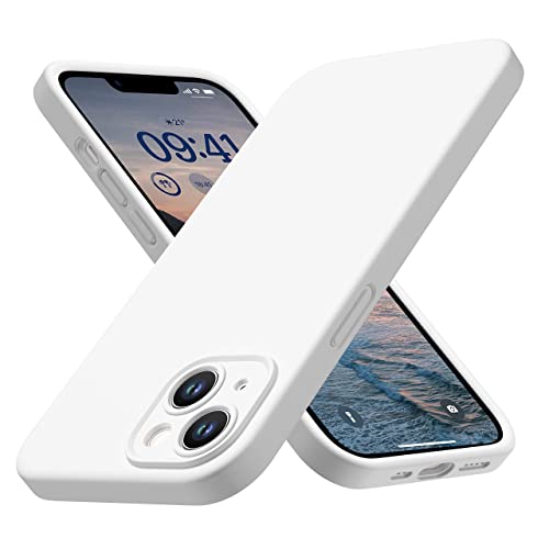 CellEver Heavy-Duty Silicone Case for iPhone 14 [Camera Protection] [Anti-Oil Coating] Military Drop Protection, Soft Scratch-Free Interior, White by CellEver - Used condition - US$13.59