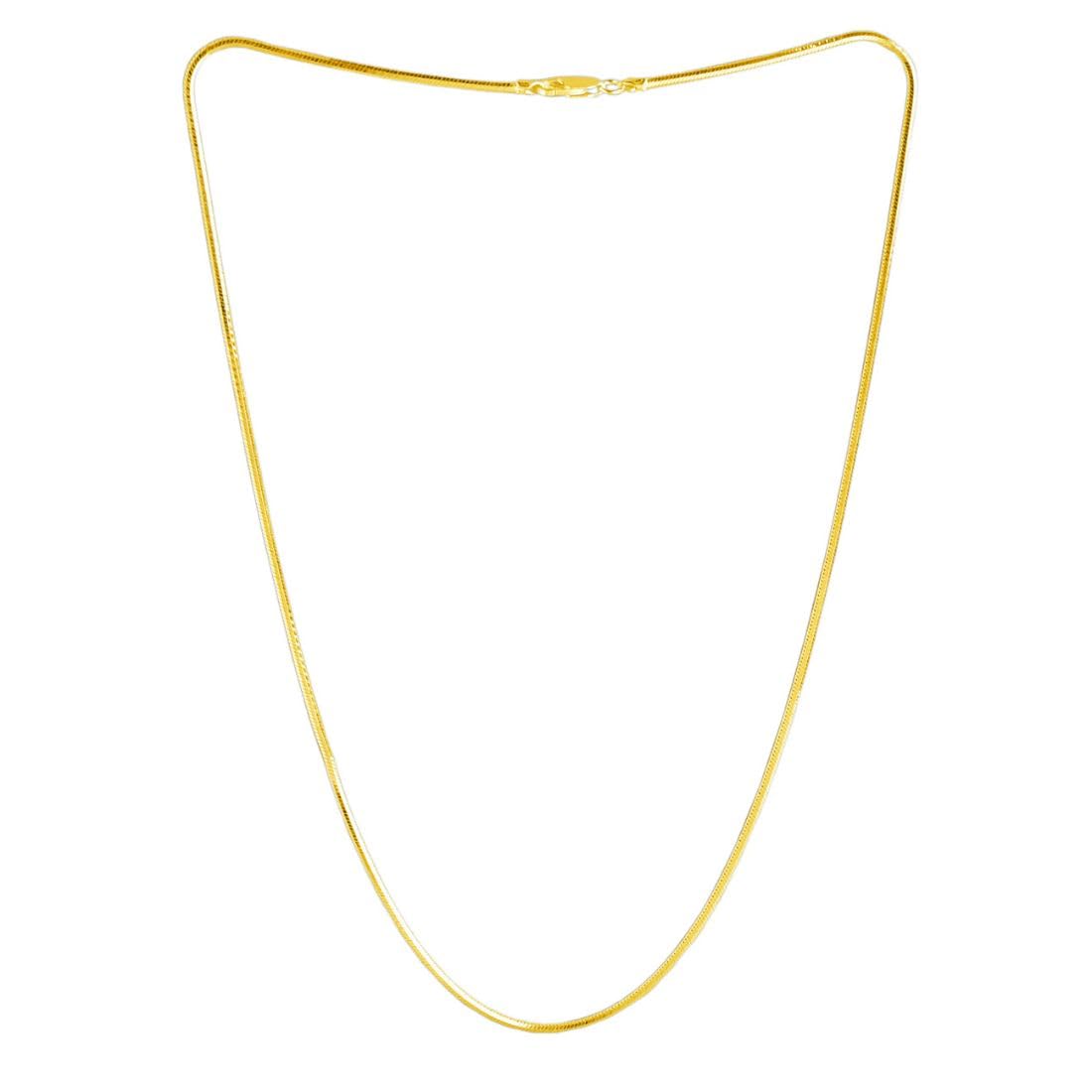 ZAVYA 925 Sterling Silver Sleek Serenity Gold Plated Chain for Men| Gift for Men and Boys | With Certificate of Authenticity and 925 Hallmark (B0D361DZ6D) Amazon Price History, Amazon Price Tracker