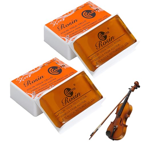 Set 3 Colofonie Per Violino - Resina Naturale A Bassa Polvere, Per Violino, Viola E Violoncello - Foto 7