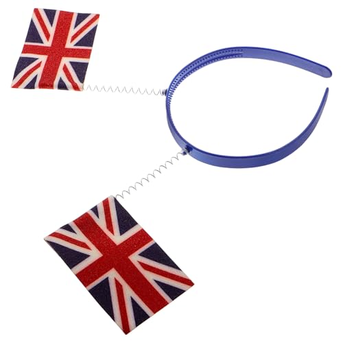 Bandeau Union Jack 3D pour cheveux pour fêtes et célébrations