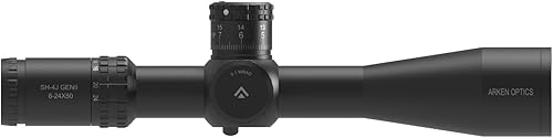 Miniatura 9 de Arken Optics SH4 GEN2 6-24X50 - Alcance de rifle FFP VPR Retícula iluminada con tubo de cero parada de 1339in
