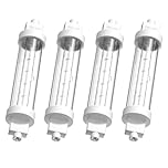Lamptobe 118MM R7S Heat Lamp Bulbs 300w, Gantry Lights Jacketed Food Heat Bulbs Warm White 2700K, Catering Halogen Heat Lamp Bulb 240V for Kitchen,Catered Event,Canteen,Buffets(Pack of 4)