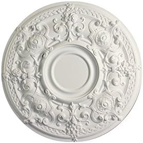 DreamWallDecorCeiling Medallions - Ceiling Medallion for Chandeliers 28 inch (White) MD-7112